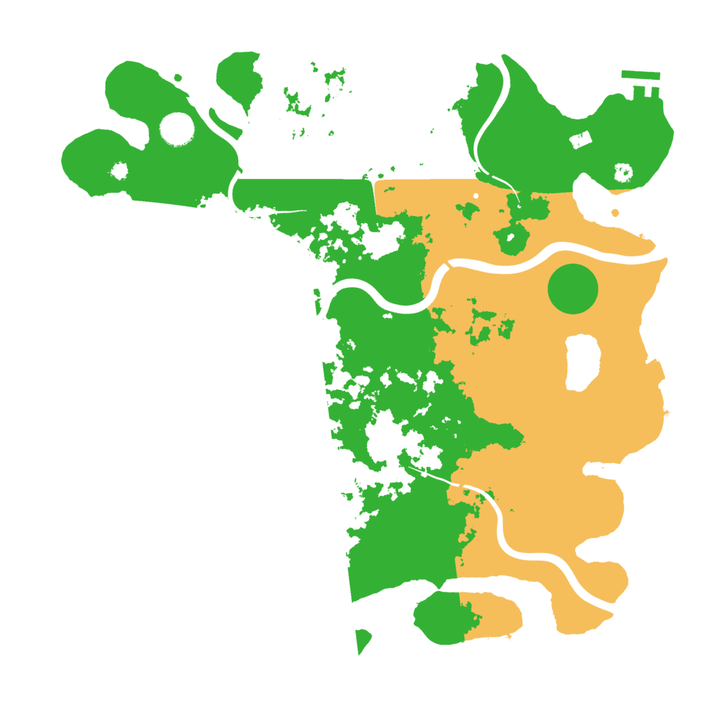 Biome Rust Map: Procedural Map, Size: 3750, Seed: 715869217