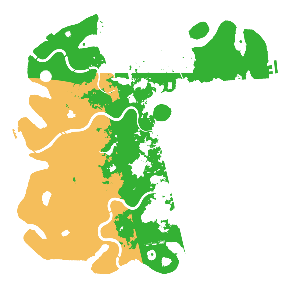 Biome Rust Map: Procedural Map, Size: 4500, Seed: 1314974099
