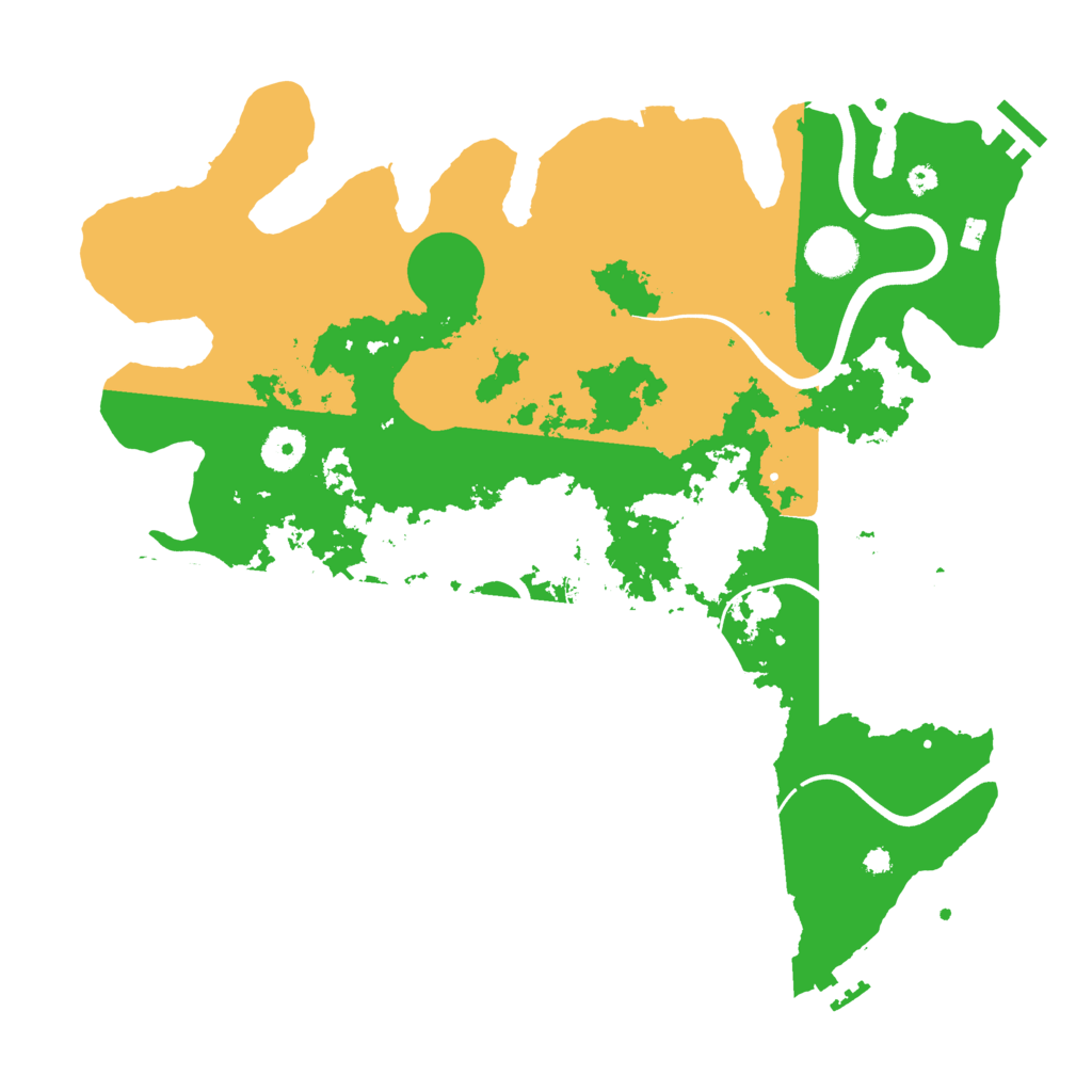 Biome Rust Map: Procedural Map, Size: 3750, Seed: 765339430