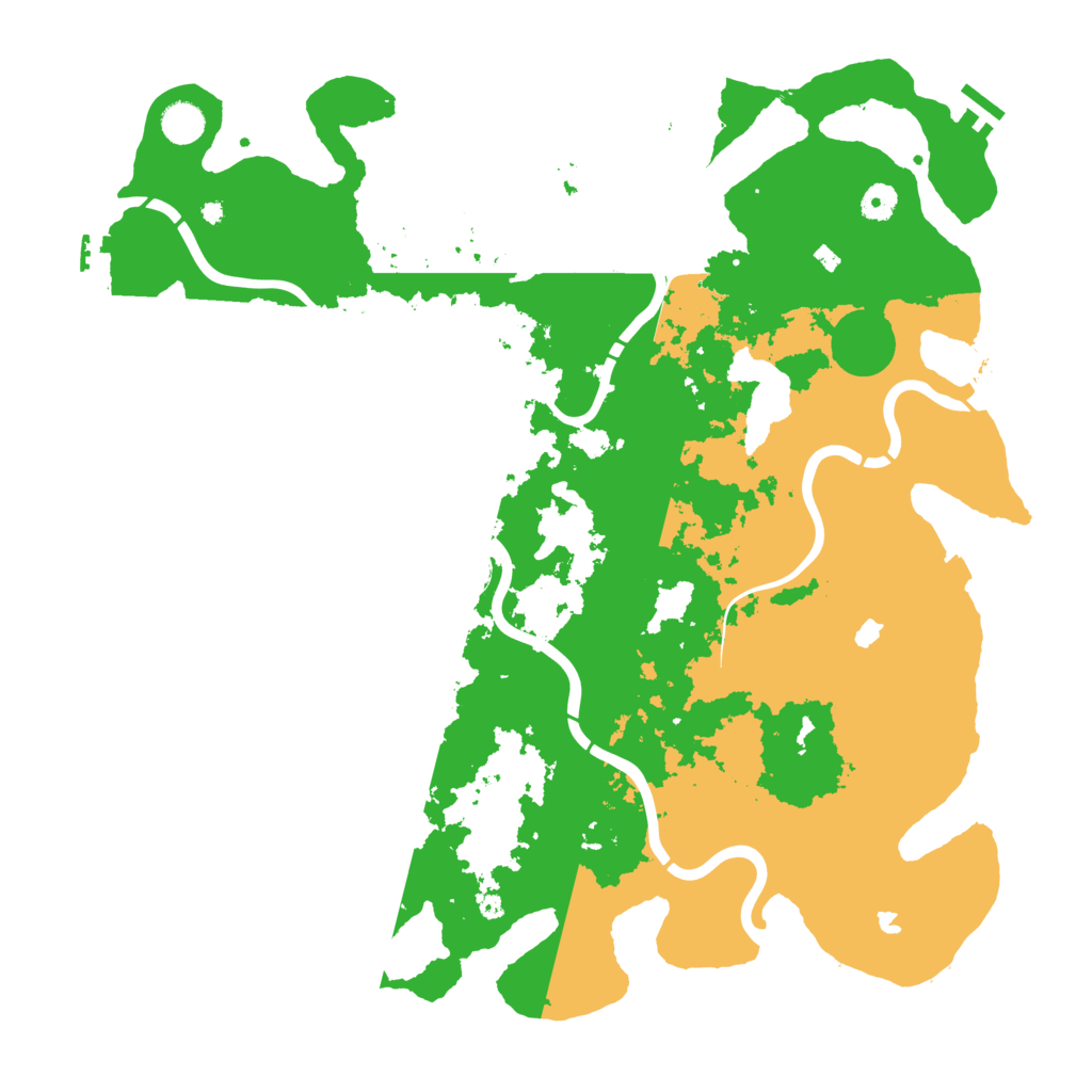 Biome Rust Map: Procedural Map, Size: 4500, Seed: 1589318625