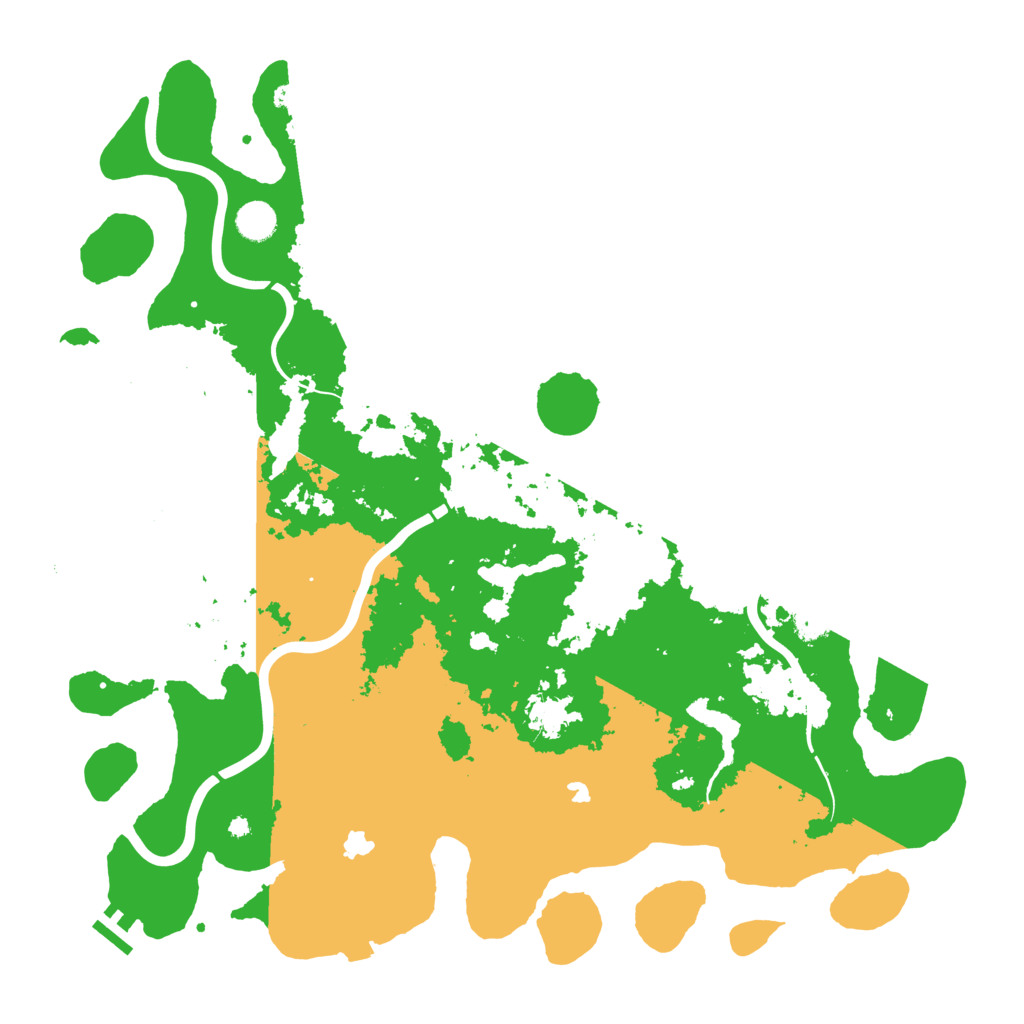 Biome Rust Map: Procedural Map, Size: 4500, Seed: 354541200