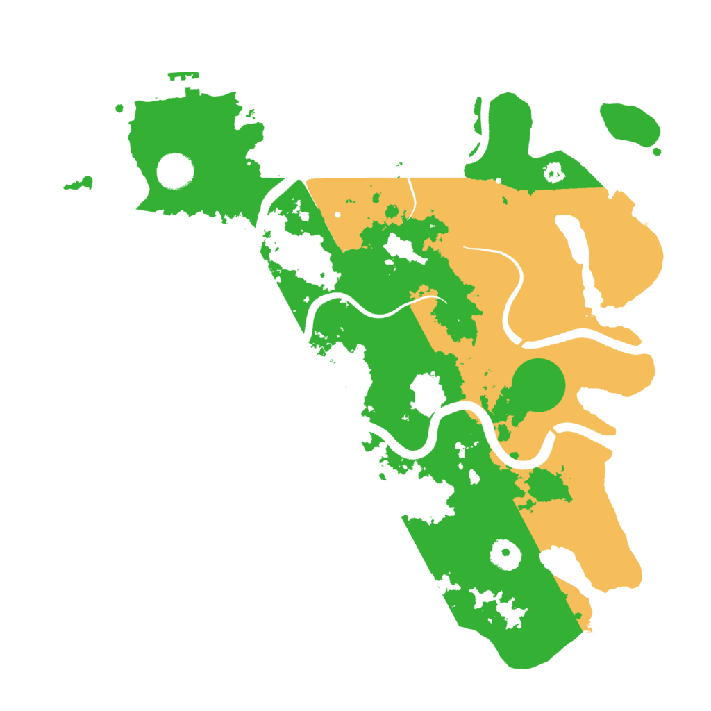 Biome Rust Map: Procedural Map, Size: 3500, Seed: 113384911