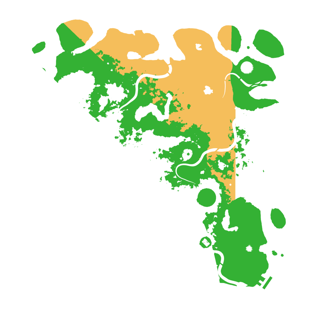 Biome Rust Map: Procedural Map, Size: 4500, Seed: 1719371287