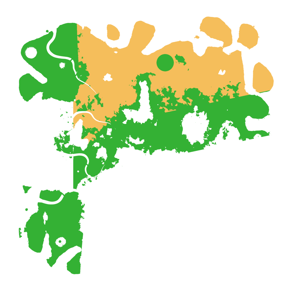 Biome Rust Map: Procedural Map, Size: 4500, Seed: 25762576