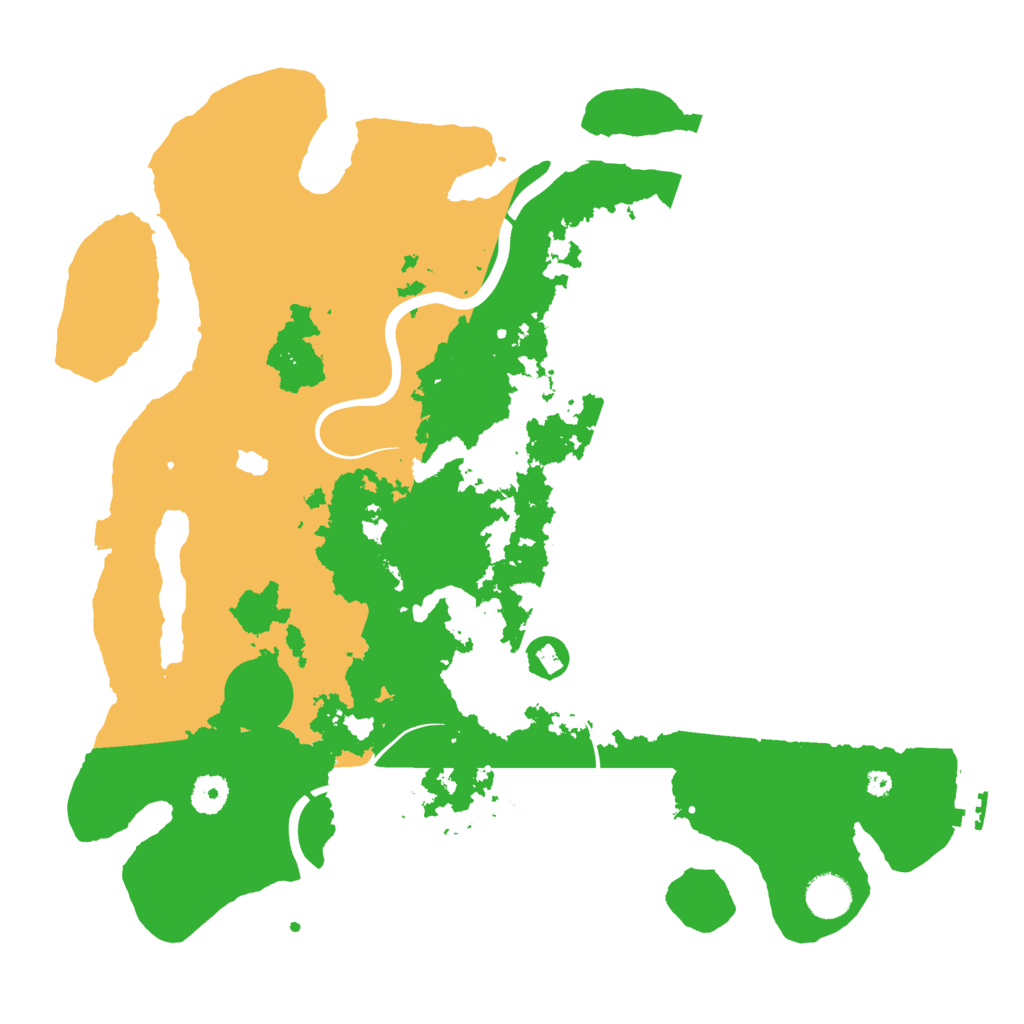 Biome Rust Map: Procedural Map, Size: 4000, Seed: 1235925539