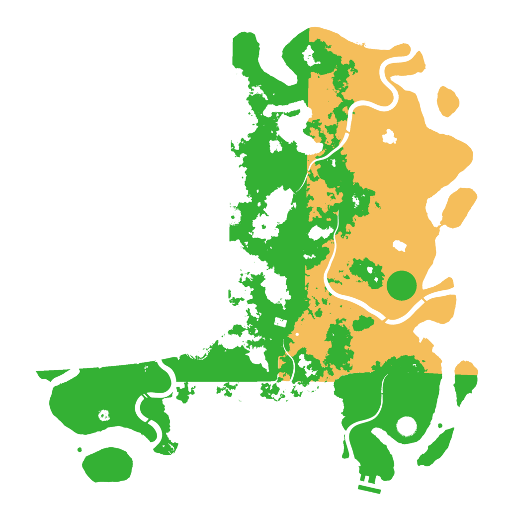 Biome Rust Map: Procedural Map, Size: 4500, Seed: 2131832610