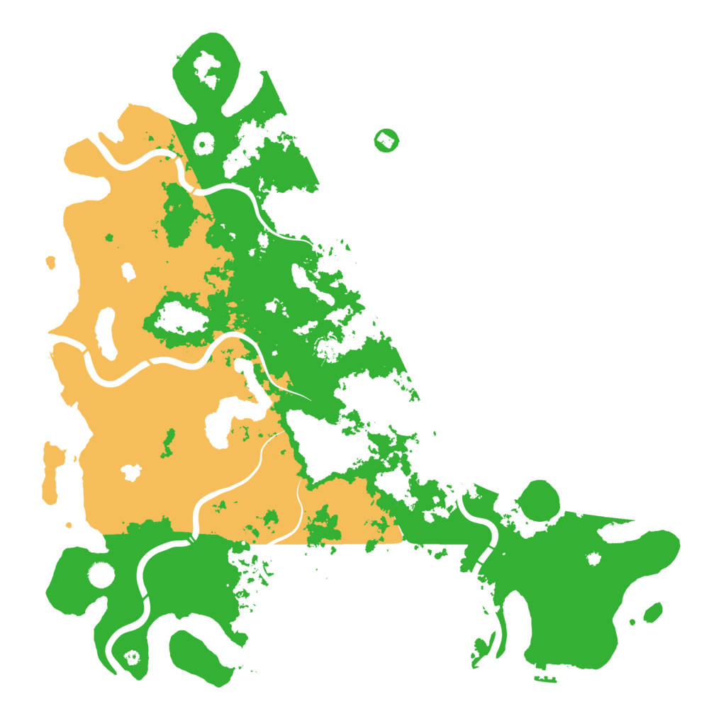 Biome Rust Map: Procedural Map, Size: 4900, Seed: 4022026