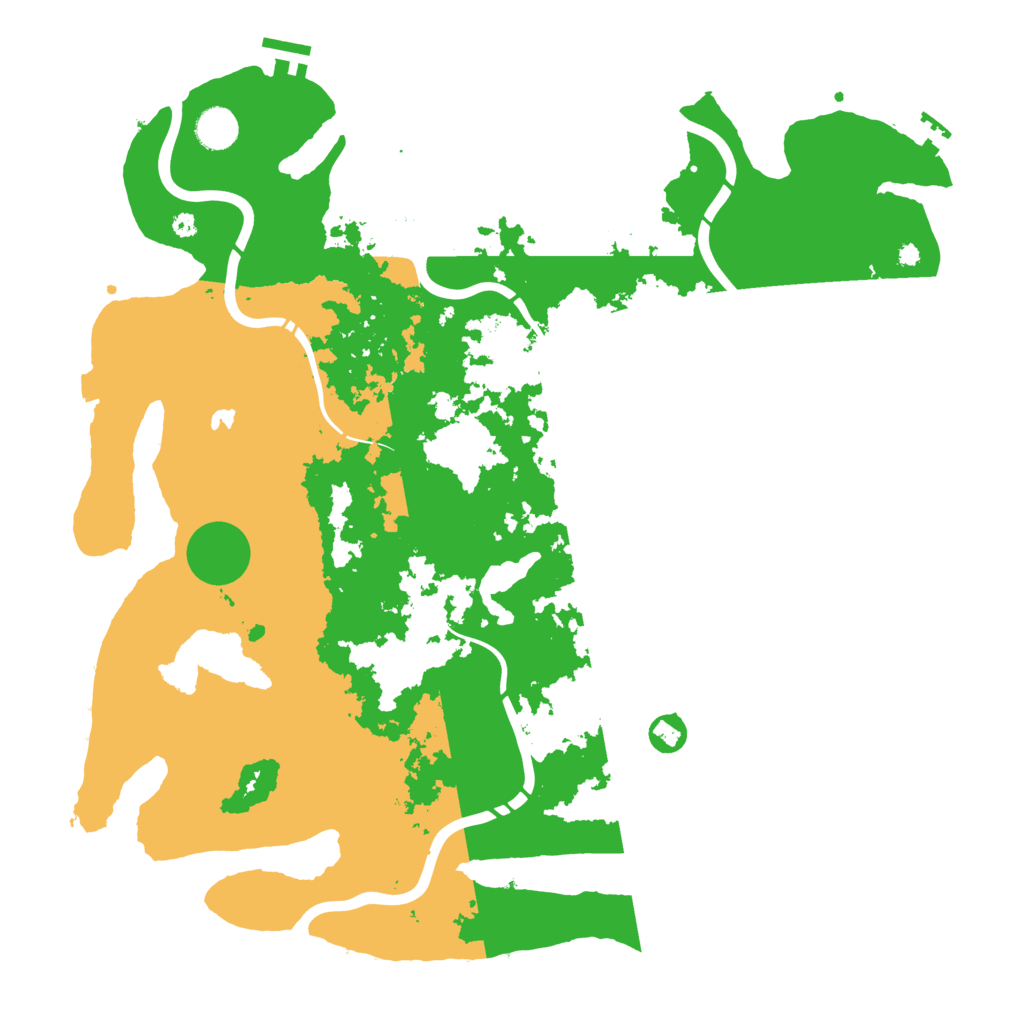 Biome Rust Map: Procedural Map, Size: 4250, Seed: 342738551