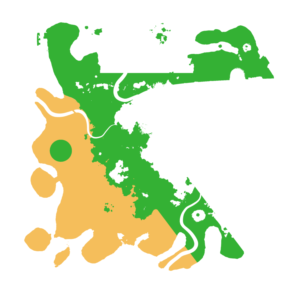 Biome Rust Map: Procedural Map, Size: 3500, Seed: 556212399