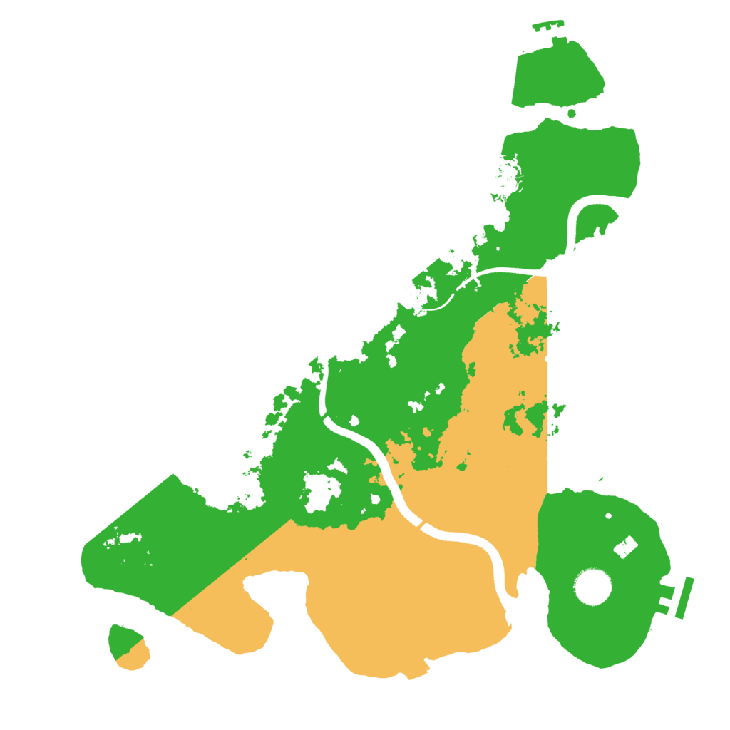 Biome Rust Map: Procedural Map, Size: 3500, Seed: 162862902