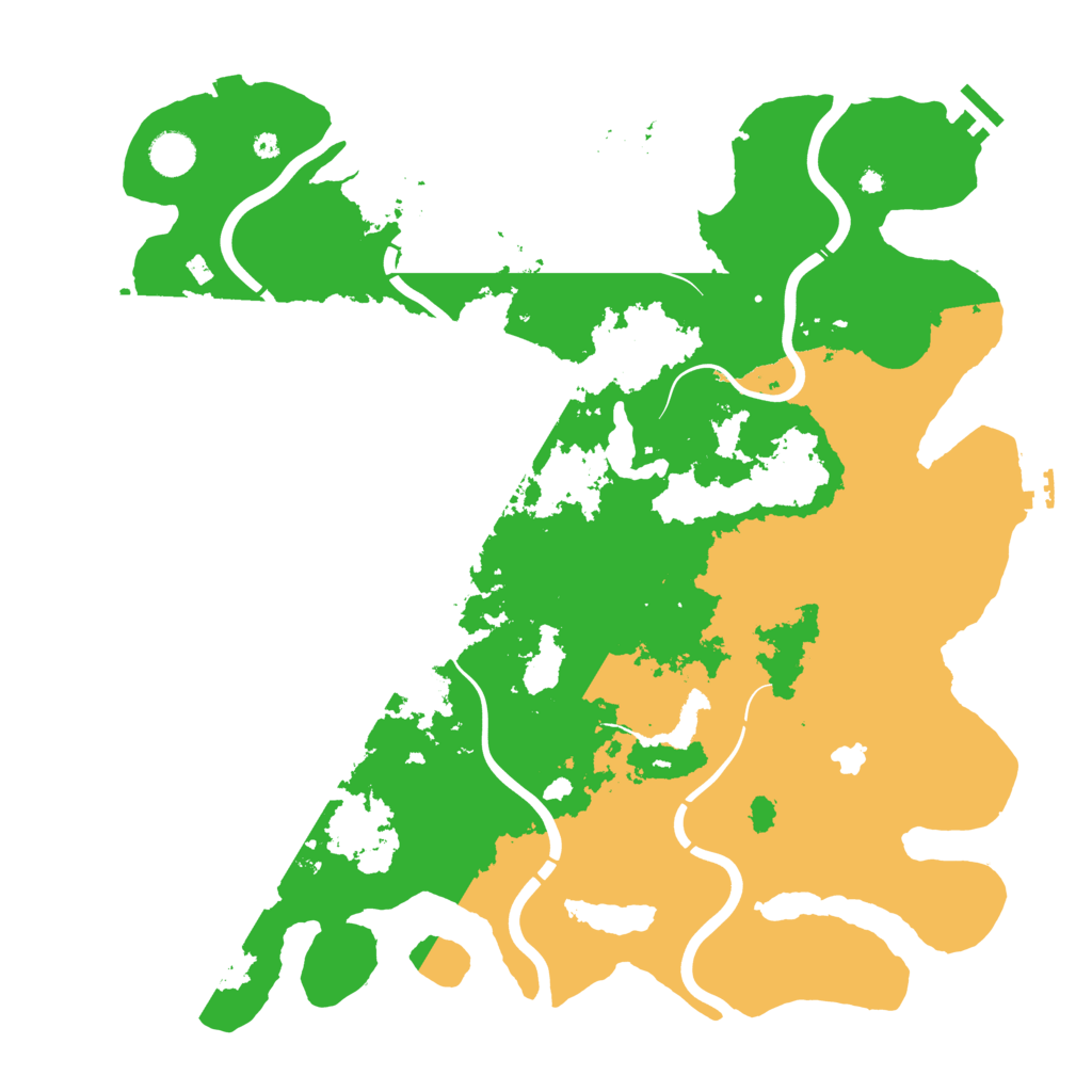 Biome Rust Map: Procedural Map, Size: 4250, Seed: 1025490219