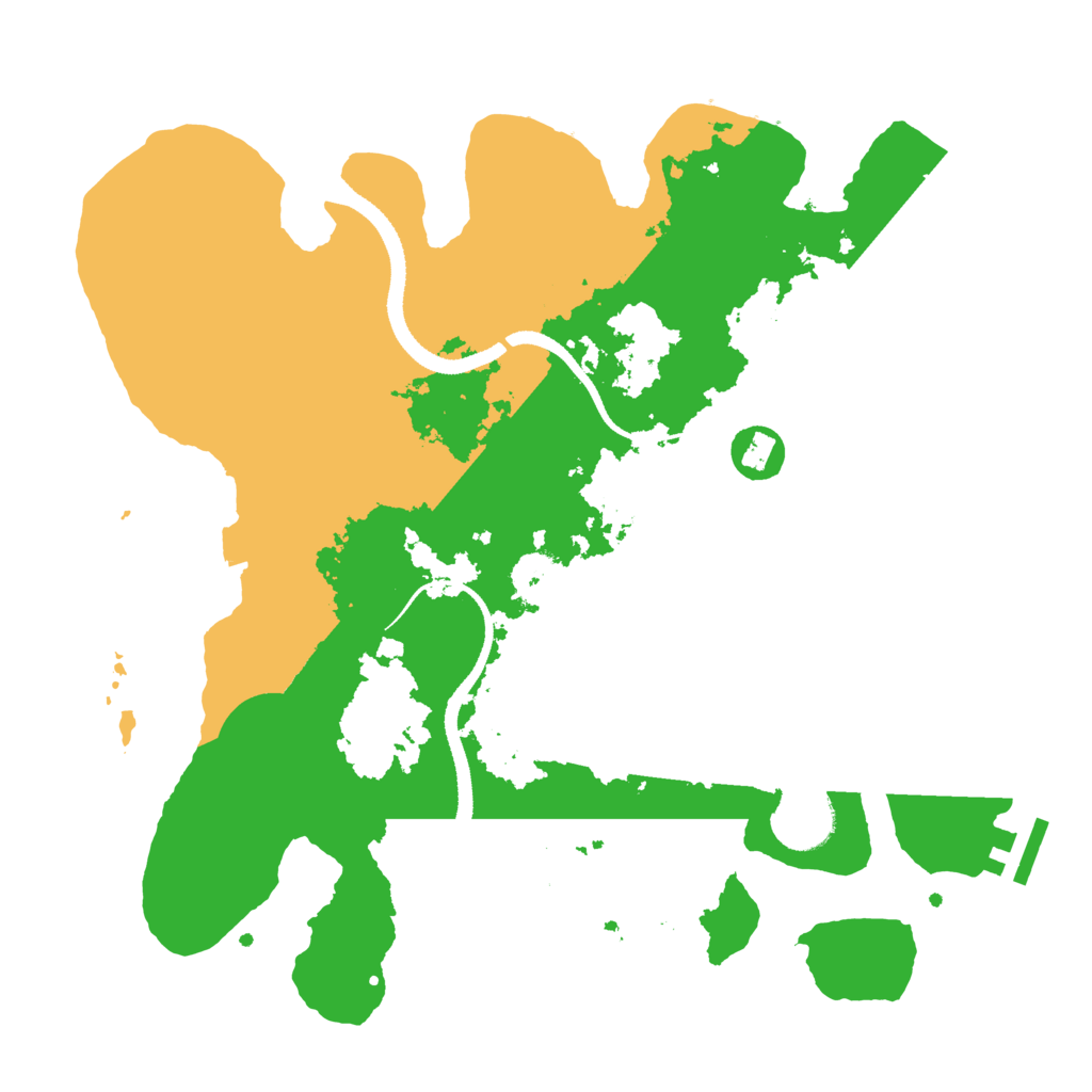 Biome Rust Map: Procedural Map, Size: 3250, Seed: 505994943