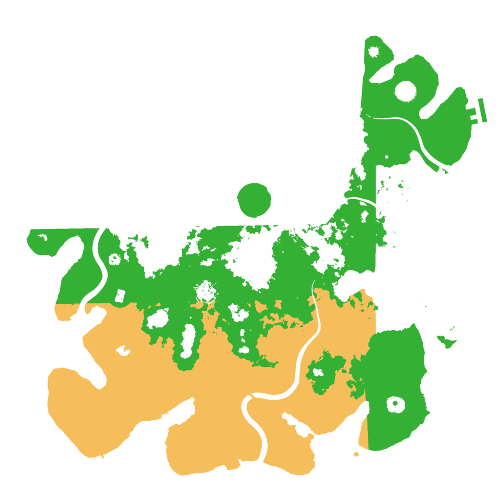 Biome Rust Map: Procedural Map, Size: 4200, Seed: 925424572