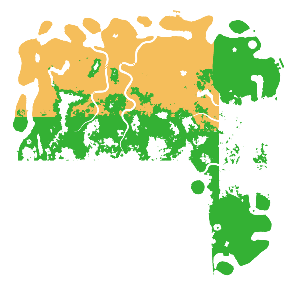 Biome Rust Map: Procedural Map, Size: 6000, Seed: 12513