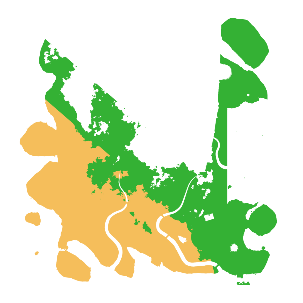 Biome Rust Map: Procedural Map, Size: 3500, Seed: 1475379922