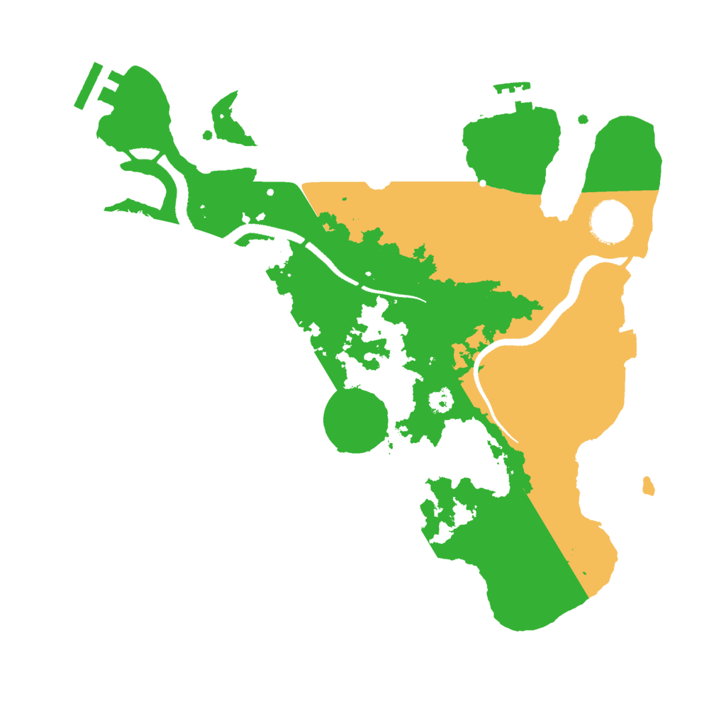 Biome Rust Map: Procedural Map, Size: 3000, Seed: 1427032717