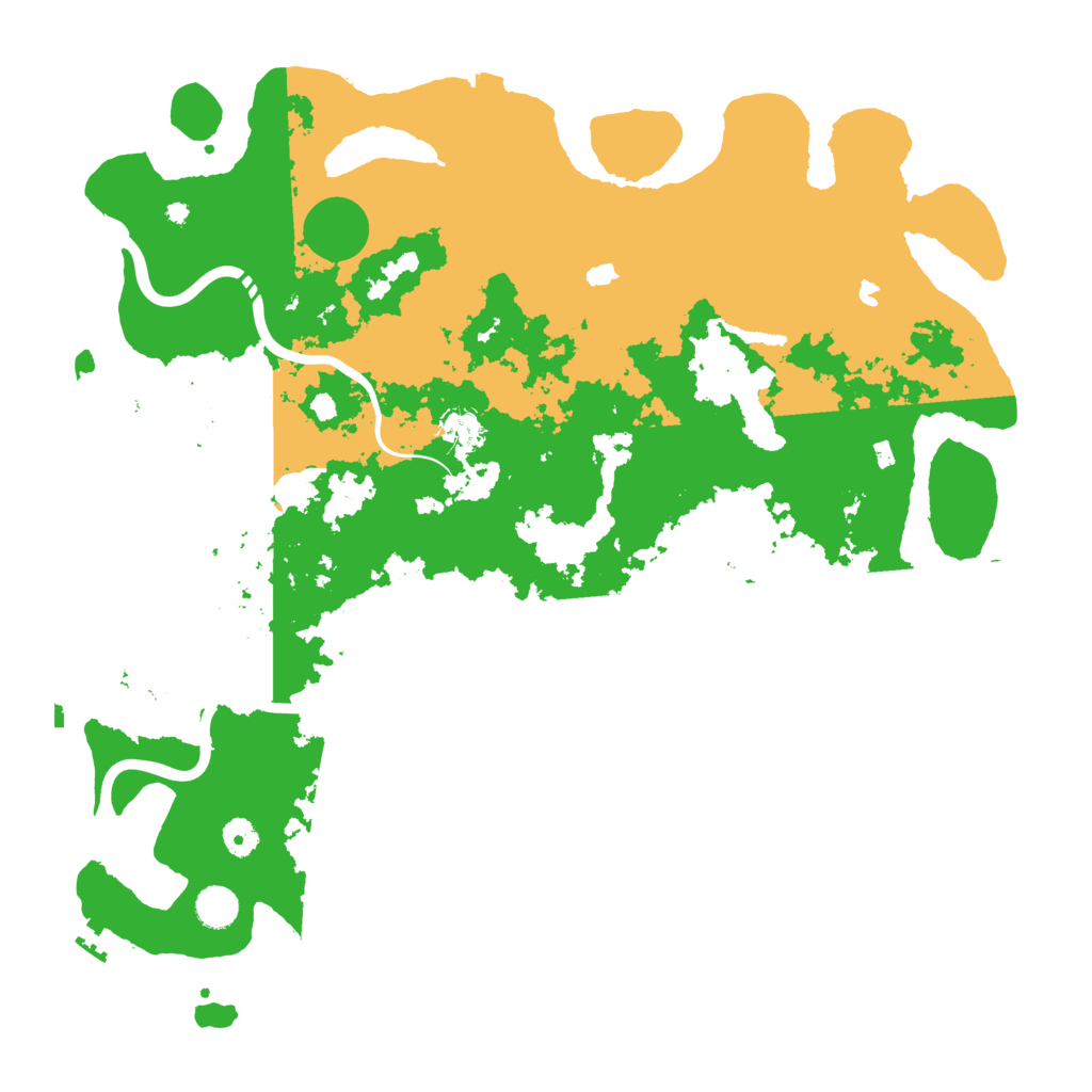 Biome Rust Map: Procedural Map, Size: 4500, Seed: 79119669