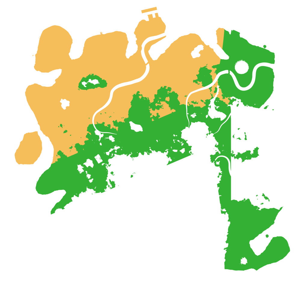 Biome Rust Map: Procedural Map, Size: 4000, Seed: 61611198