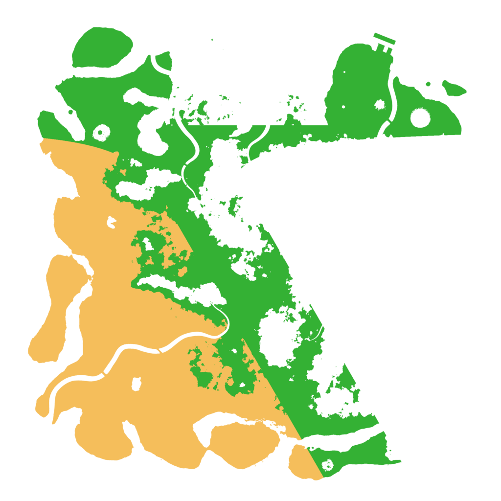Biome Rust Map: Procedural Map, Size: 4500, Seed: 616096672