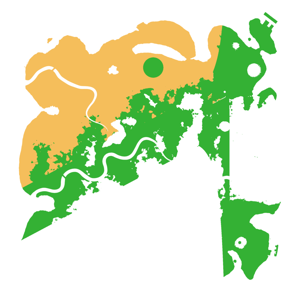 Biome Rust Map: Procedural Map, Size: 4000, Seed: 8421074