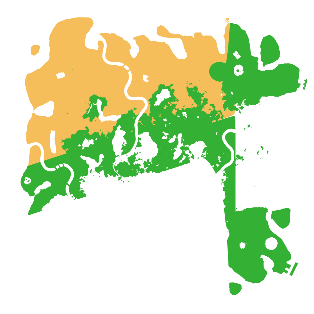 Biome Rust Map: Procedural Map, Size: 4500, Seed: 206131568