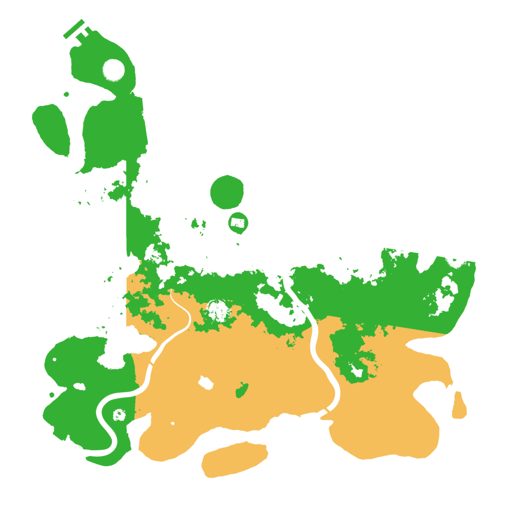 Biome Rust Map: Procedural Map, Size: 4050, Seed: 225714458