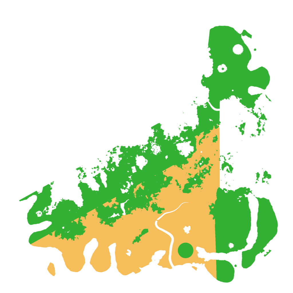 Biome Rust Map: Procedural Map, Size: 5000, Seed: 1425161205