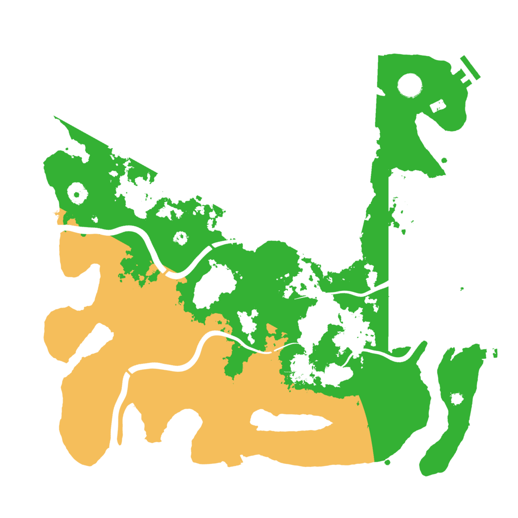 Biome Rust Map: Procedural Map, Size: 3799, Seed: 2018103337