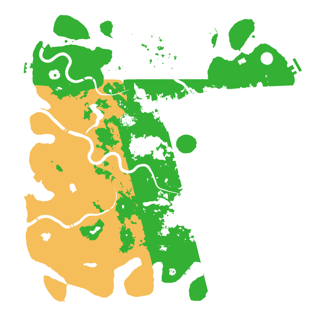 Biome Rust Map: Procedural Map, Size: 4500, Seed: 463538813