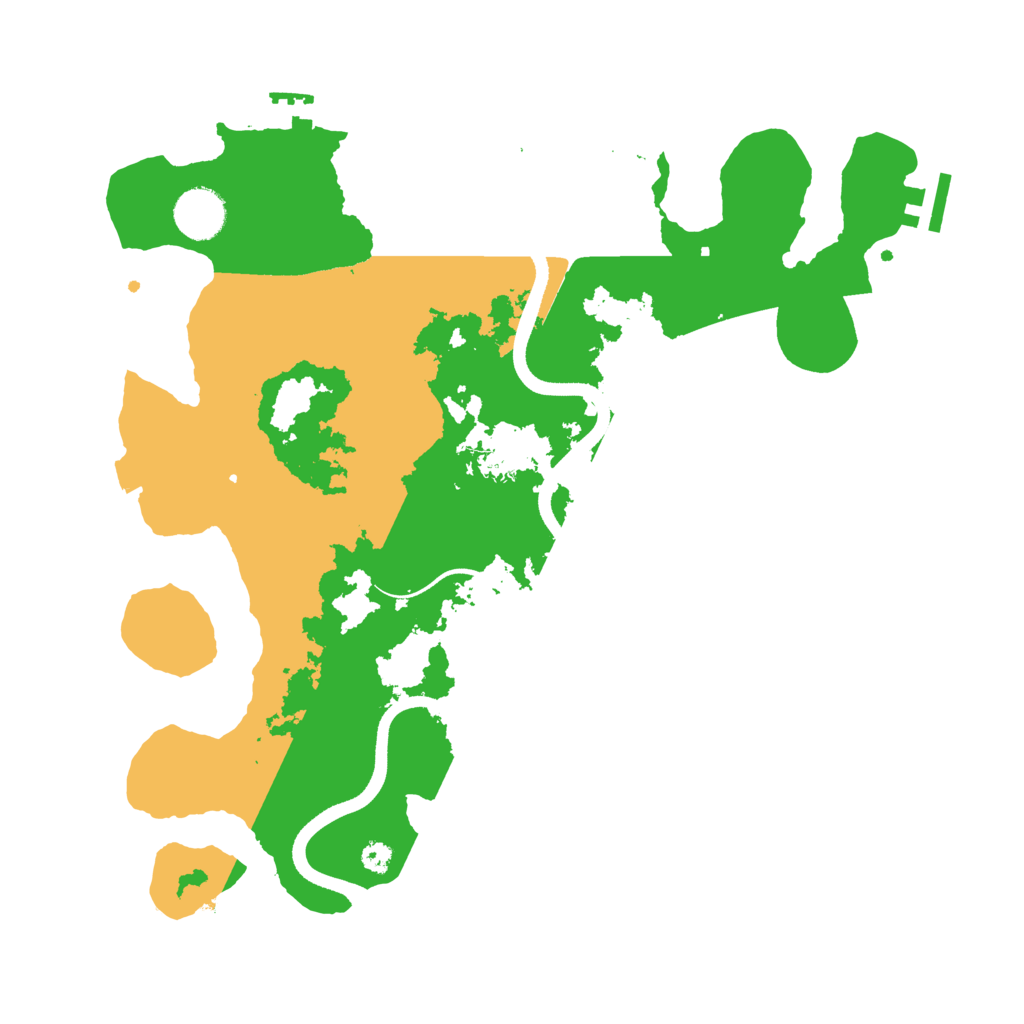 Biome Rust Map: Procedural Map, Size: 3500, Seed: 1566046224