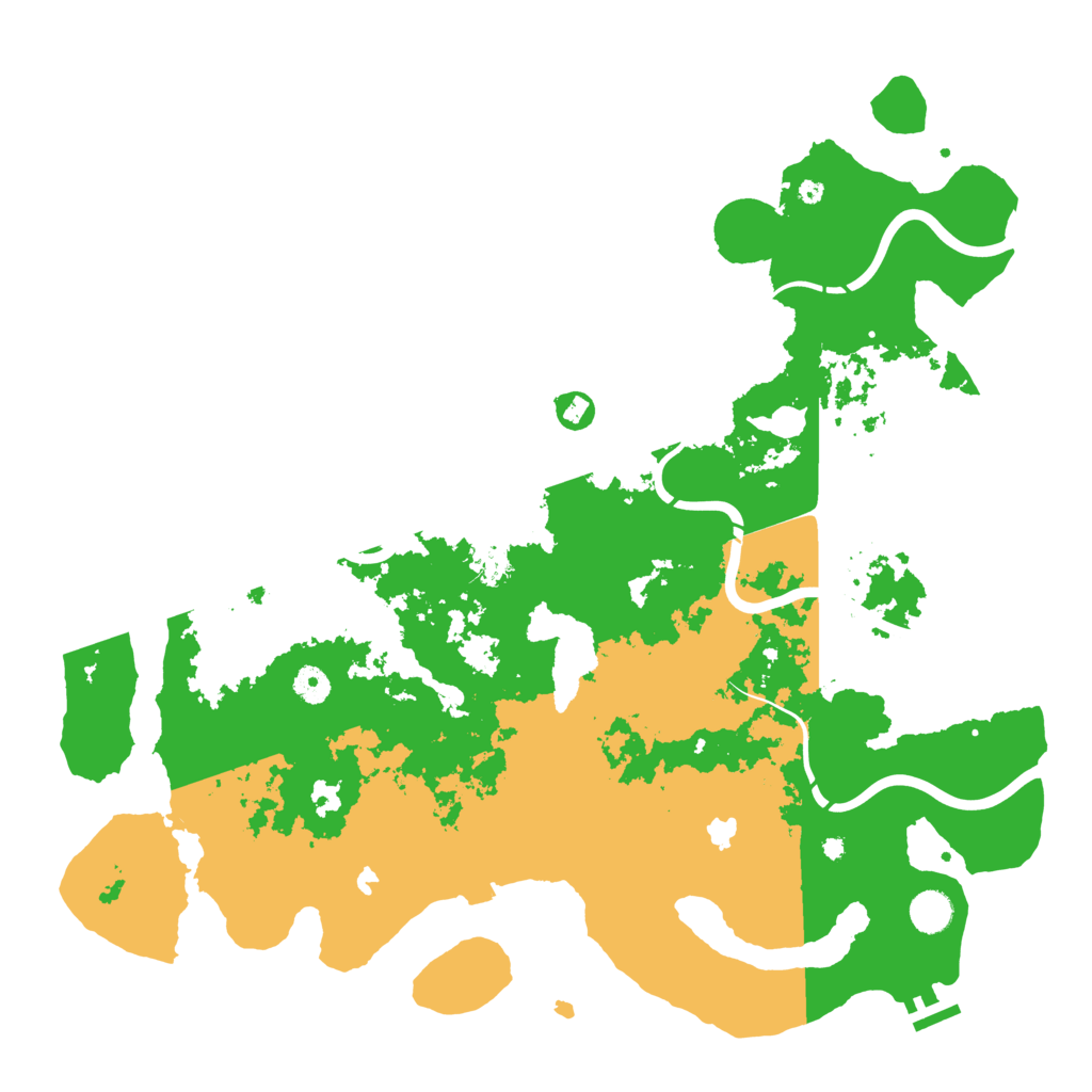 Biome Rust Map: Procedural Map, Size: 4500, Seed: 1534105234