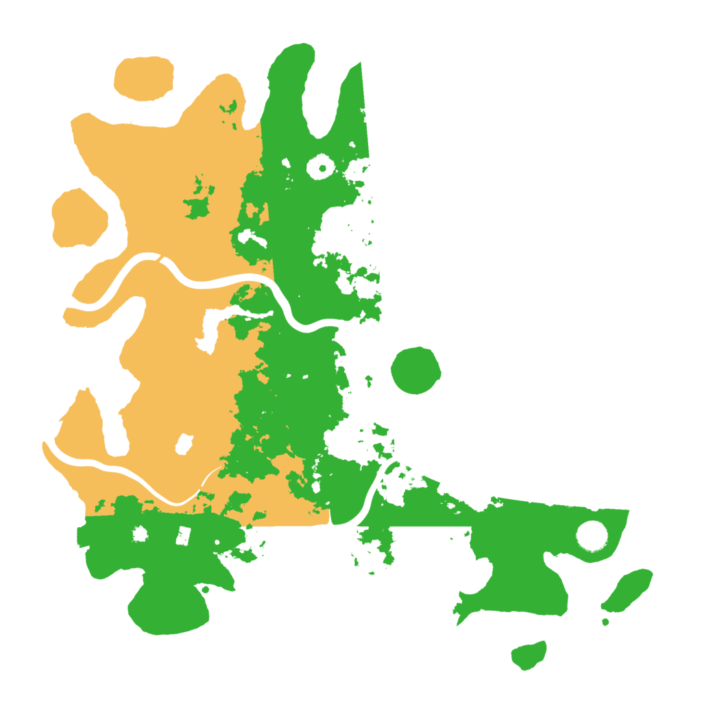 Biome Rust Map: Procedural Map, Size: 4000, Seed: 43695708