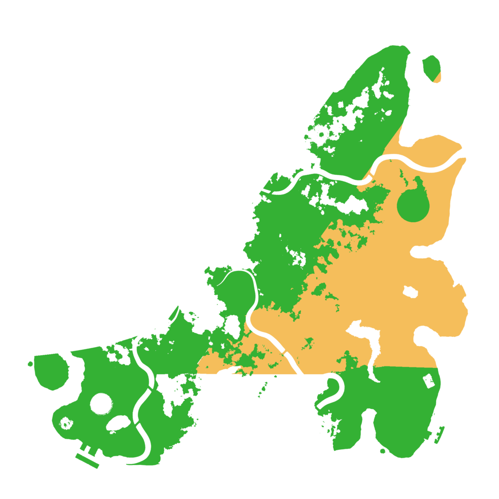 Biome Rust Map: Procedural Map, Size: 4050, Seed: 256091826
