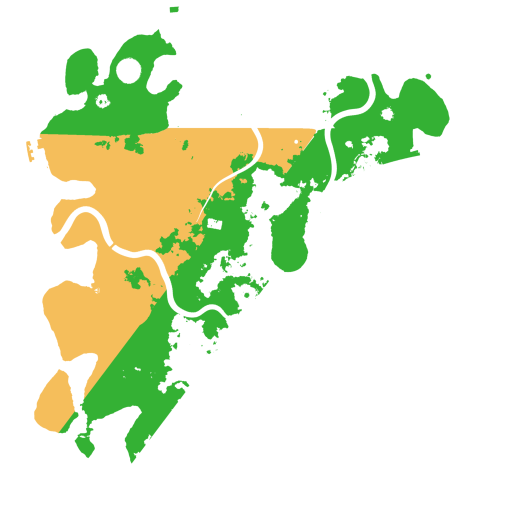 Biome Rust Map: Procedural Map, Size: 3750, Seed: 896826641