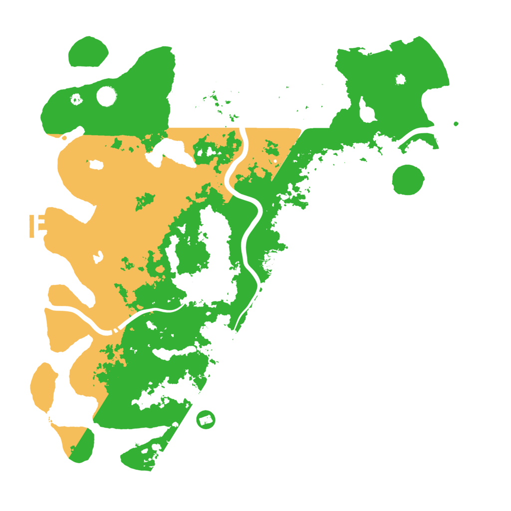 Biome Rust Map: Procedural Map, Size: 4500, Seed: 2146974359
