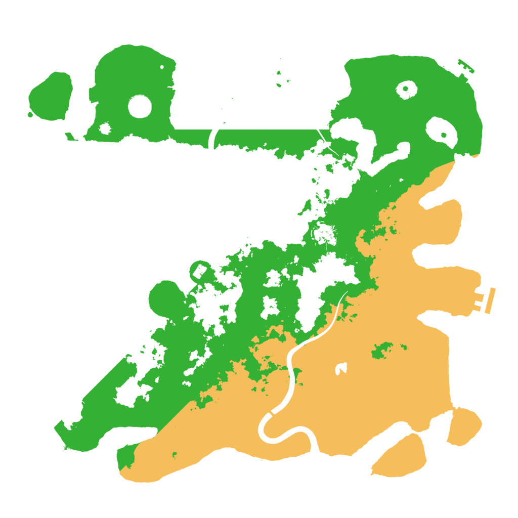 Biome Rust Map: Procedural Map, Size: 4000, Seed: 1401491296