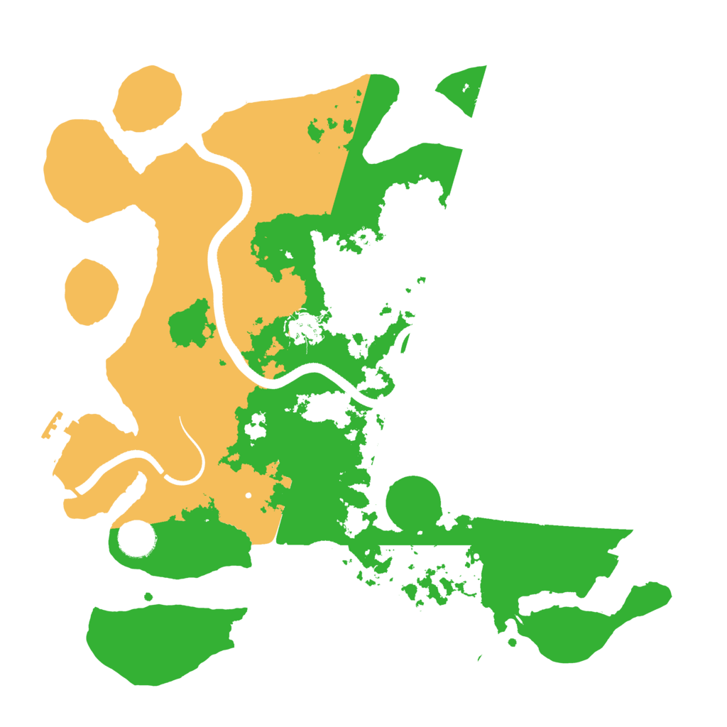 Biome Rust Map: Procedural Map, Size: 3500, Seed: 61408738