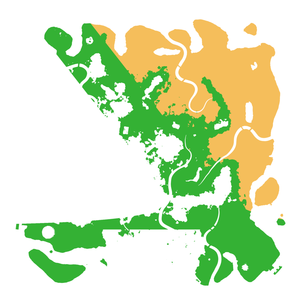 Biome Rust Map: Procedural Map, Size: 4250, Seed: 631107607