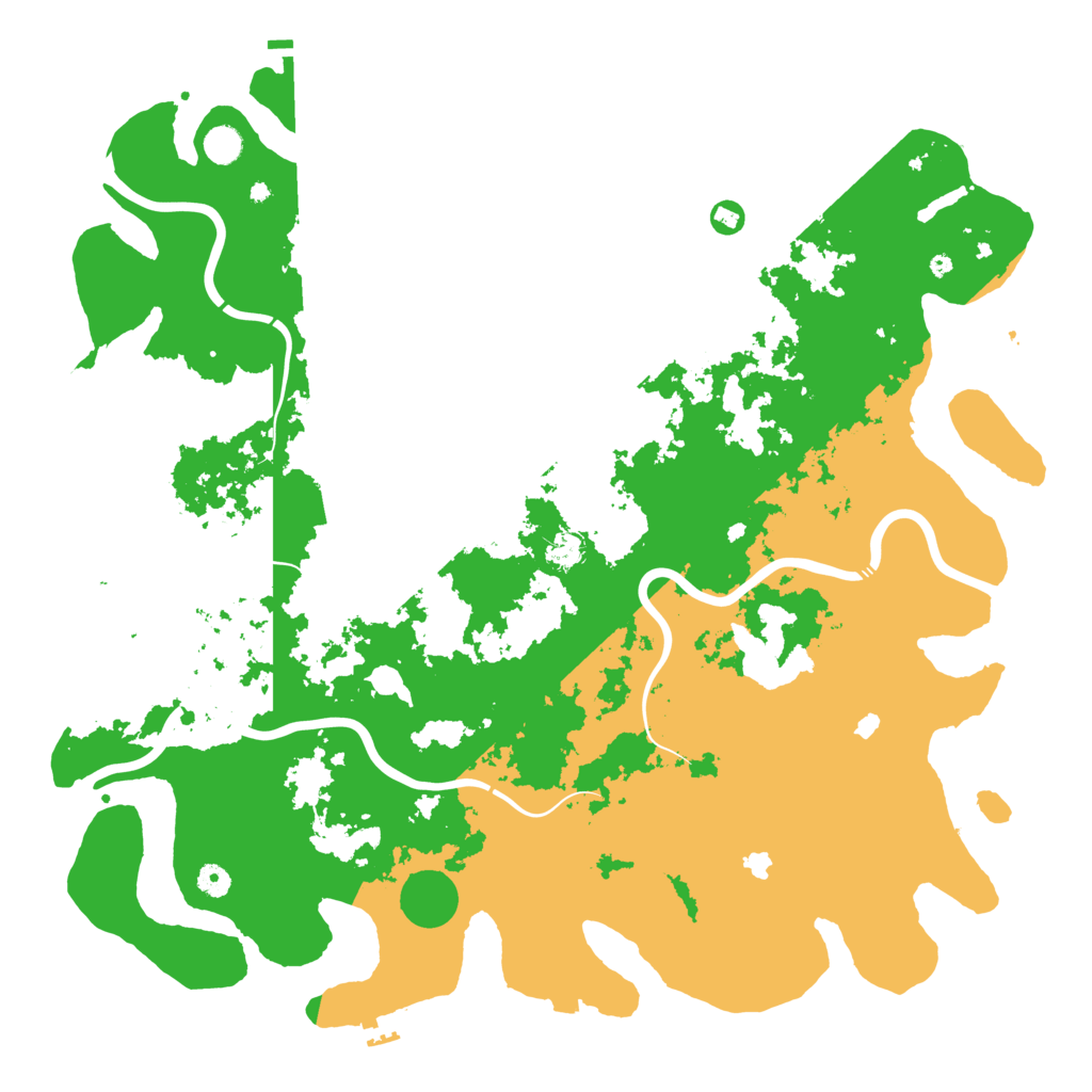 Biome Rust Map: Procedural Map, Size: 5000, Seed: 1075607710