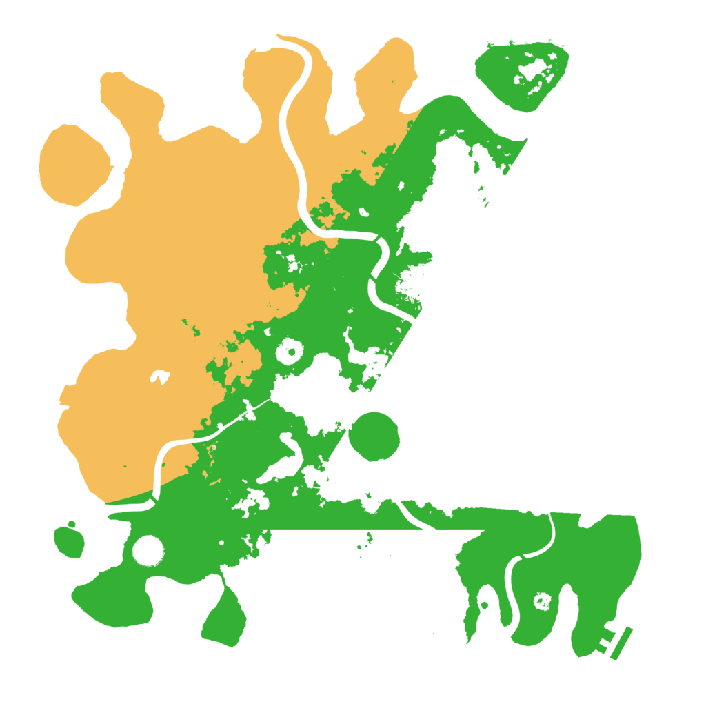 Biome Rust Map: Procedural Map, Size: 4000, Seed: 1268341333