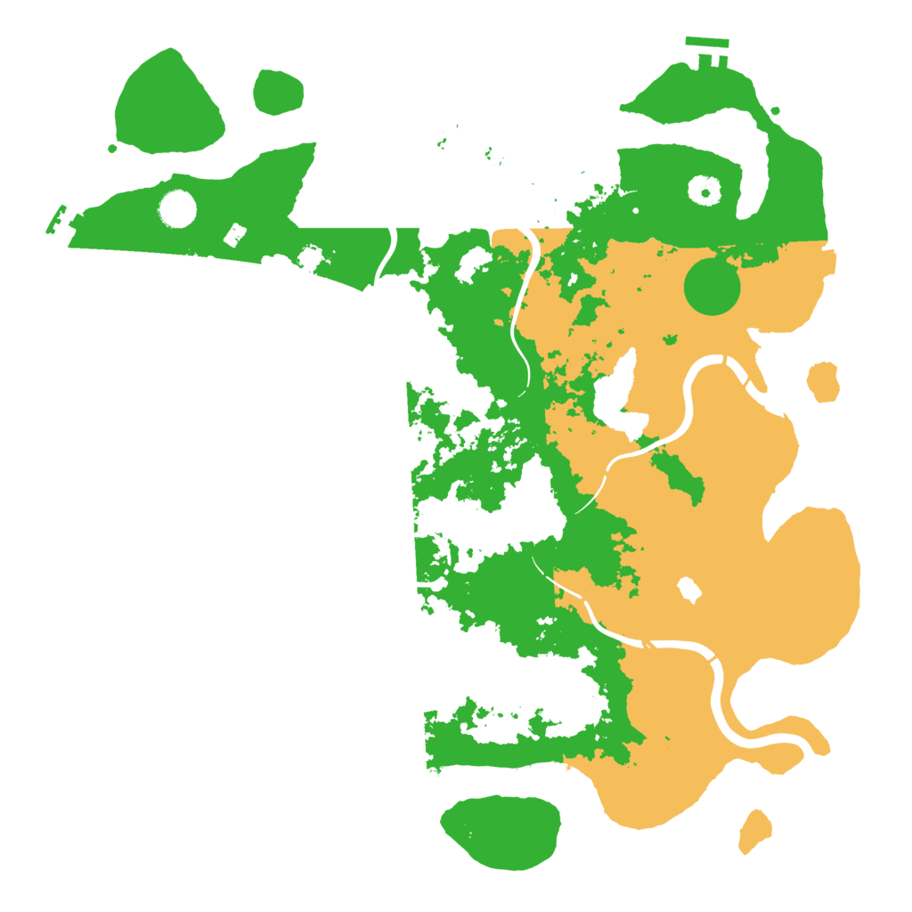 Biome Rust Map: Procedural Map, Size: 4250, Seed: 588780968