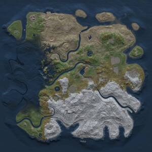 Thumbnail Rust Map: Procedural Map, Size: 4250, Seed: 1775569430, 15 Monuments
