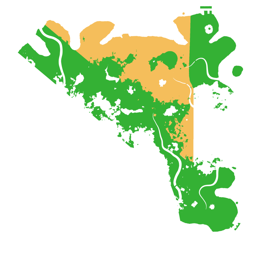 Biome Rust Map: Procedural Map, Size: 4500, Seed: 1317558467