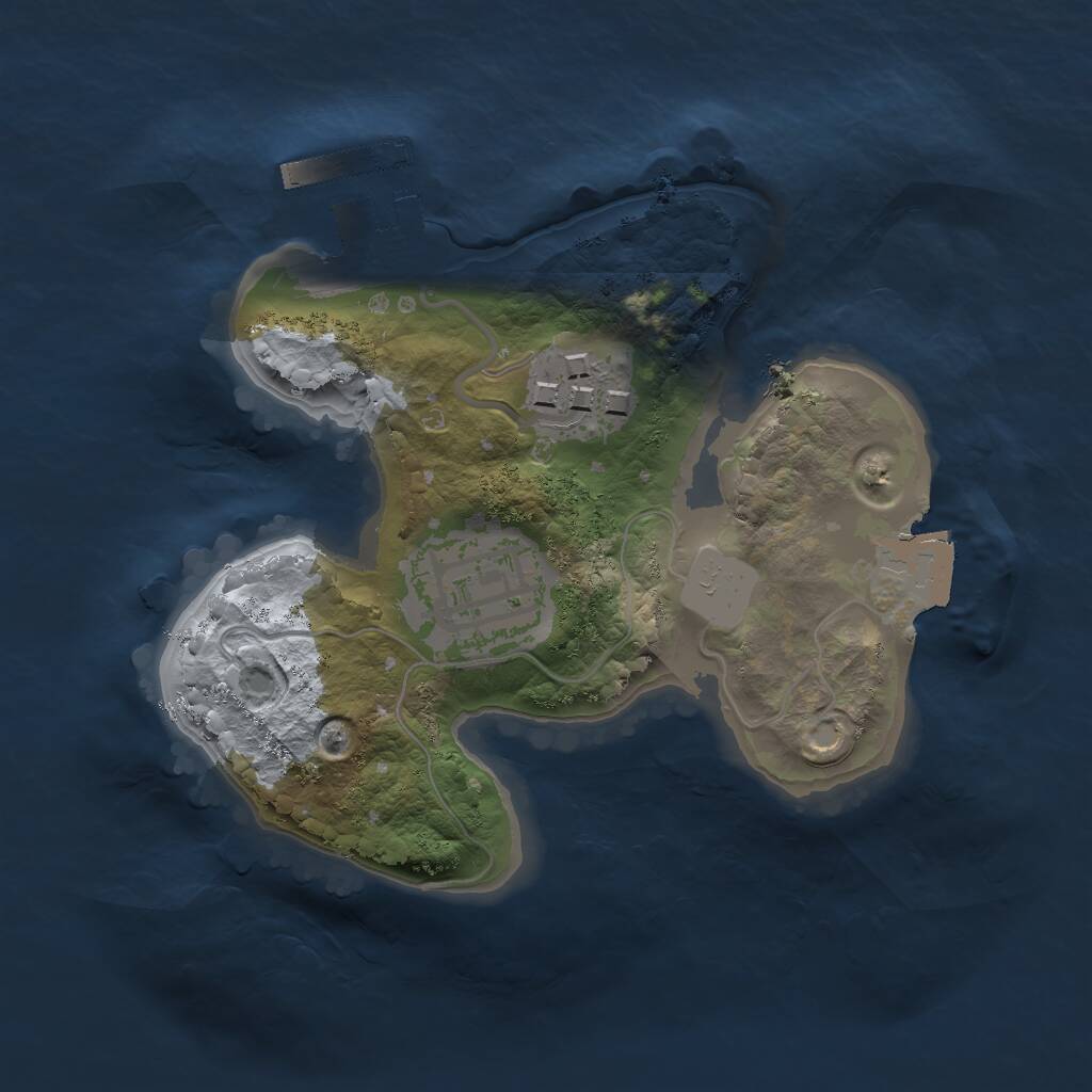 Procedural Map :: Rust Map :: Just-Wiped