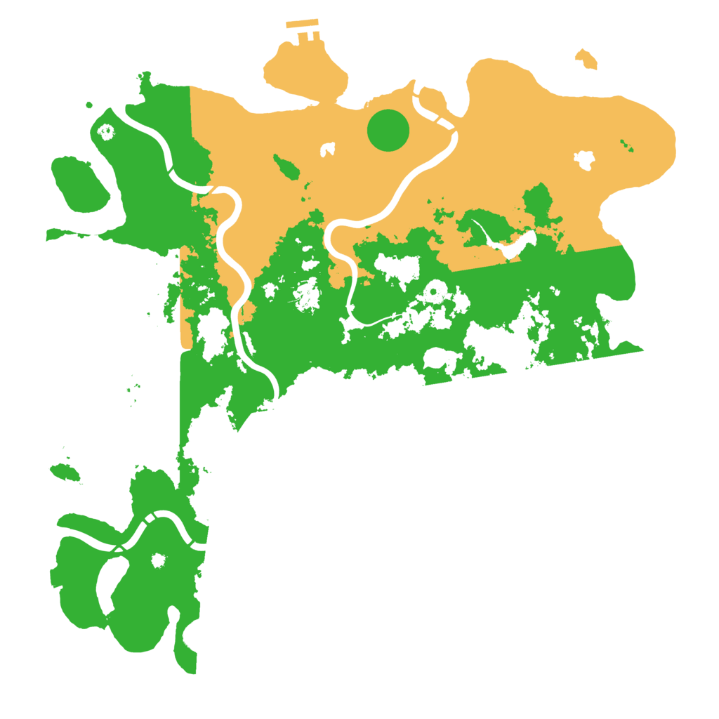 Biome Rust Map: Procedural Map, Size: 4500, Seed: 431316781