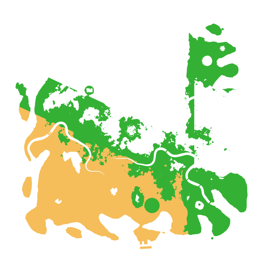 Biome Rust Map: Procedural Map, Size: 4500, Seed: 352455763