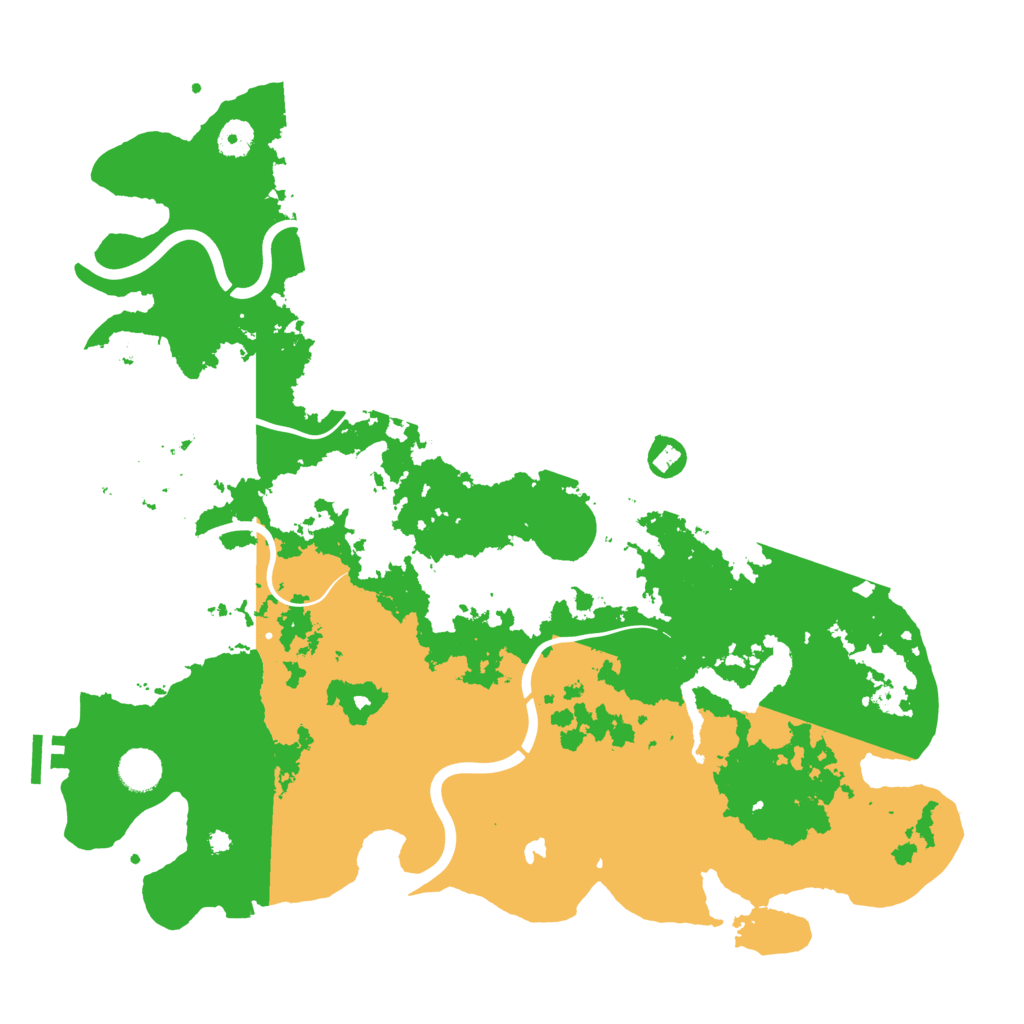 Biome Rust Map: Procedural Map, Size: 4200, Seed: 2135644514