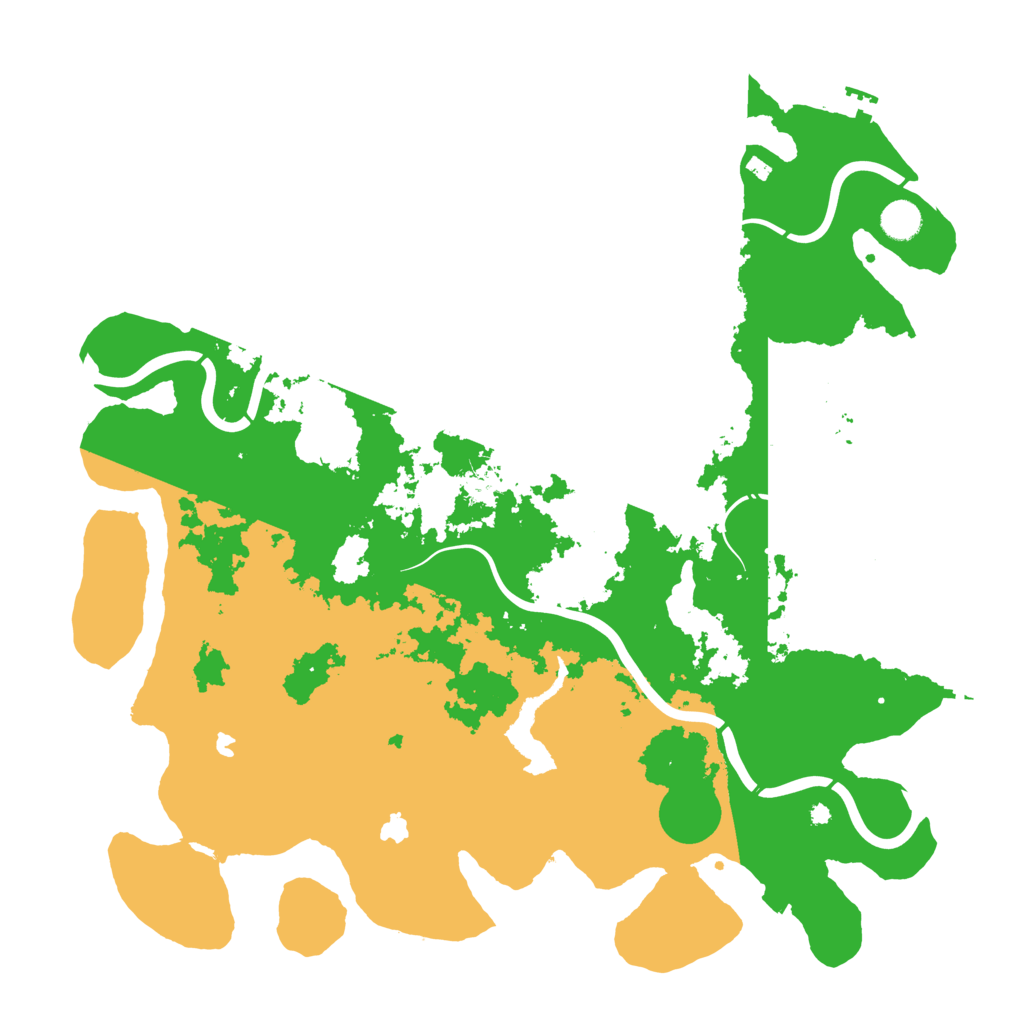 Biome Rust Map: Procedural Map, Size: 4500, Seed: 238892207