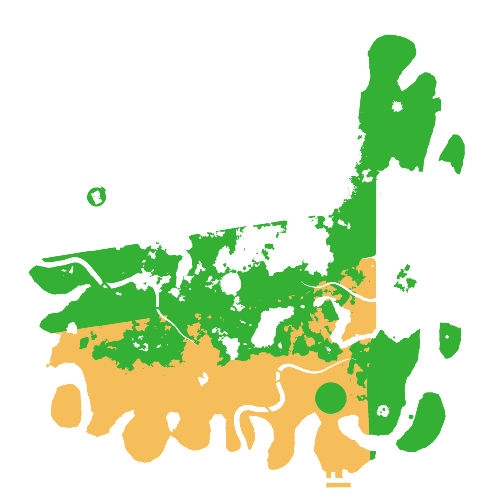 Biome Rust Map: Procedural Map, Size: 4250, Seed: 830500833