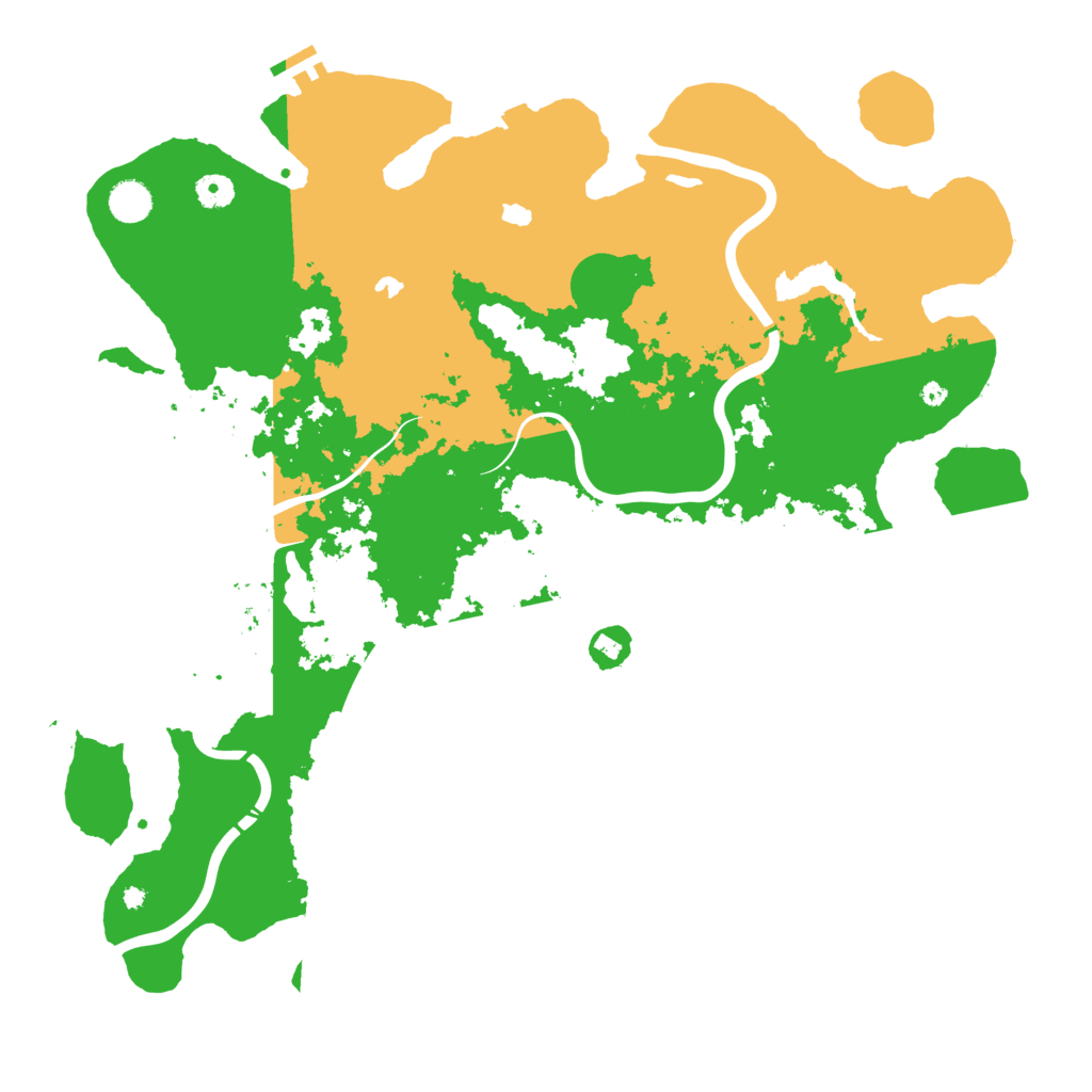 Biome Rust Map: Procedural Map, Size: 4500, Seed: 2057432995